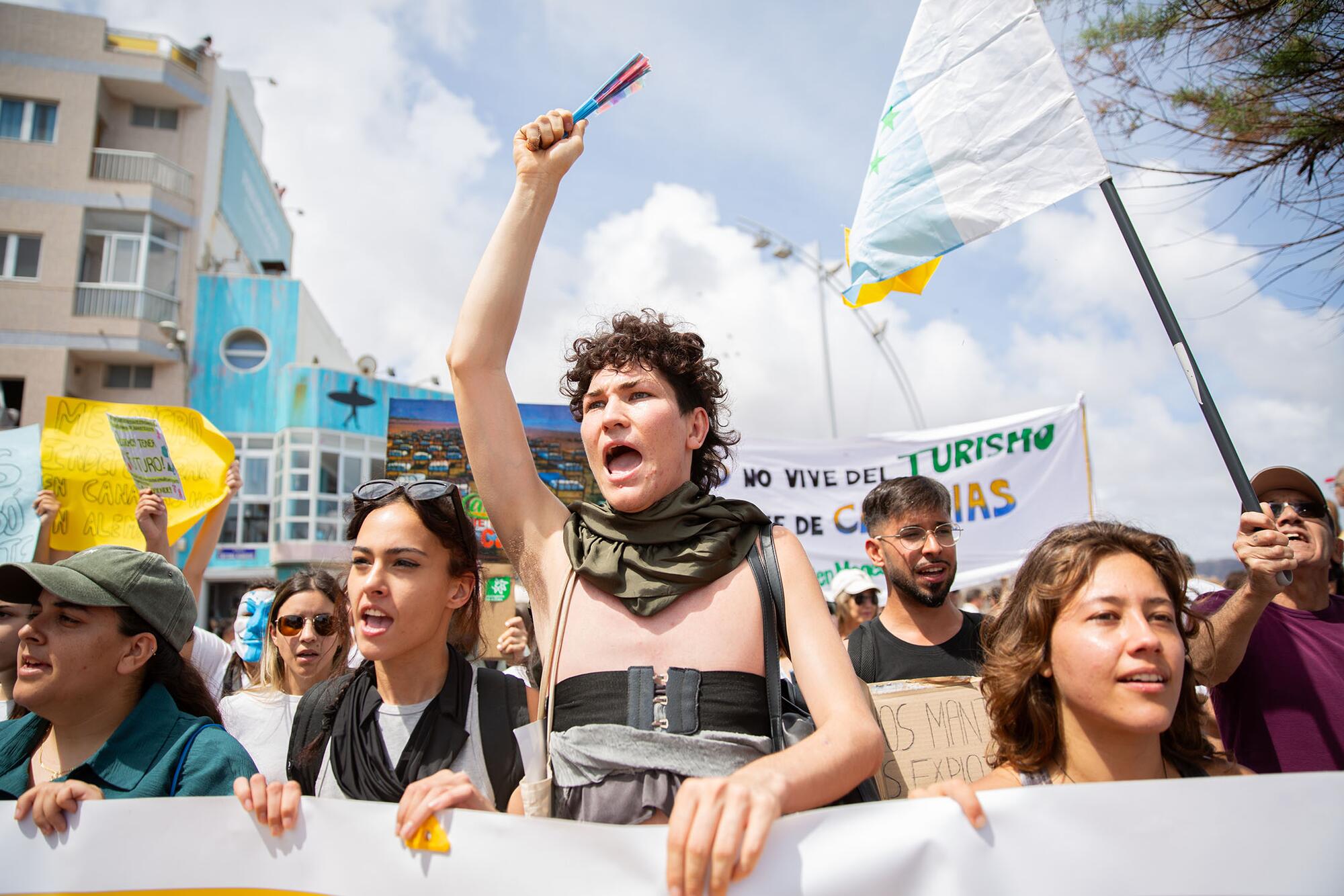 Manifestación Canarias se agota - 9